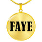 Faye v01 - 18k Gold Finished Luxury Necklace