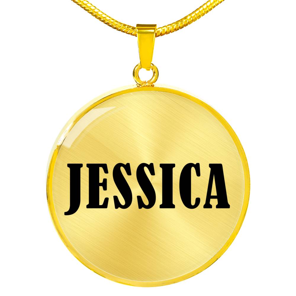 Jessica v01 - 18k Gold Finished Luxury Necklace