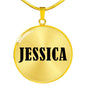 Jessica v01 - 18k Gold Finished Luxury Necklace