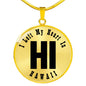 Heart In Hawaii v01 - 18k Gold Finished Luxury Necklace