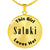 Saluki - 18k Gold Finished Luxury Necklace