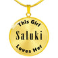 Saluki - 18k Gold Finished Luxury Necklace