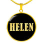 Helen v02 - 18k Gold Finished Luxury Necklace