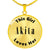 Akita - 18k Gold Finished Luxury Necklace