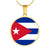 Cuban Flag - 18k Gold Finished Luxury Necklace