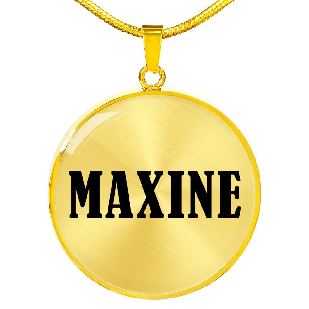 Maxine v01 - 18k Gold Finished Luxury Necklace