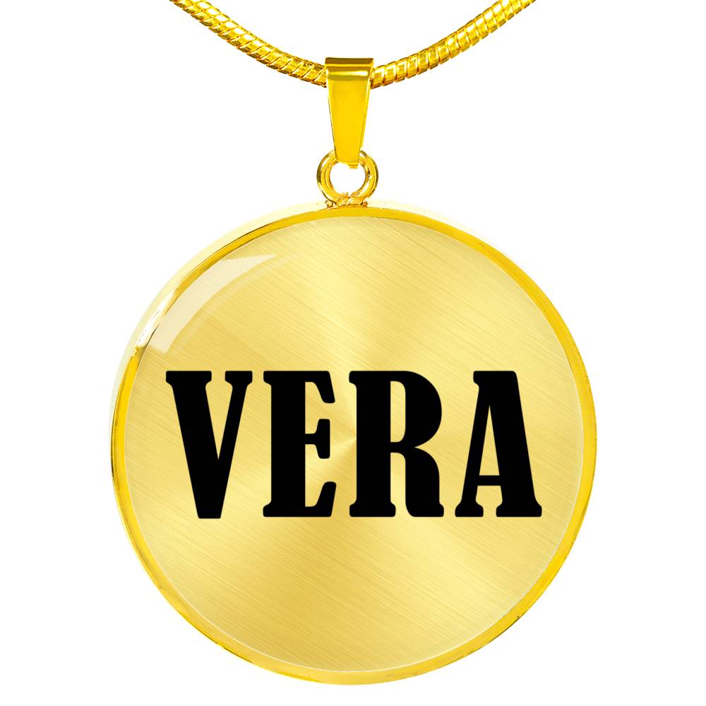 Vera v01 - 18k Gold Finished Luxury Necklace