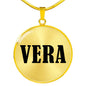 Vera v01 - 18k Gold Finished Luxury Necklace