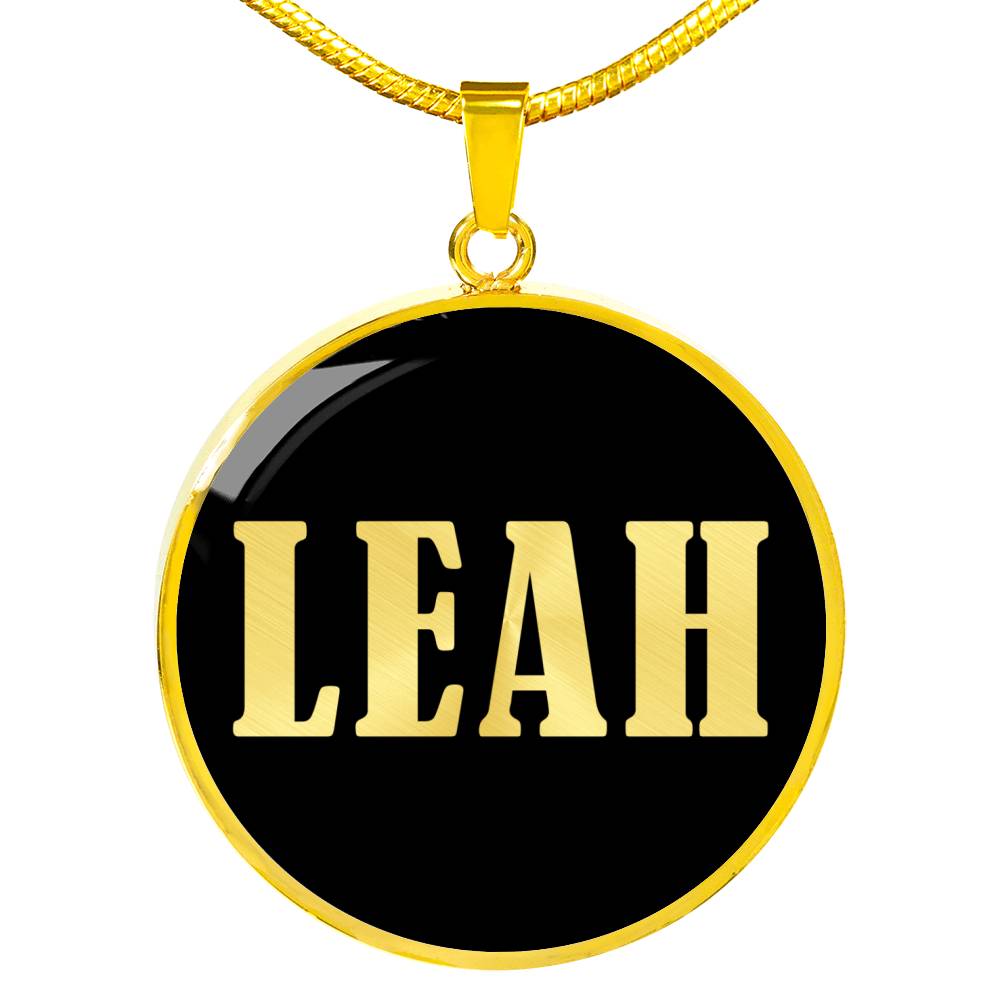 Leah v02 - 18k Gold Finished Luxury Necklace