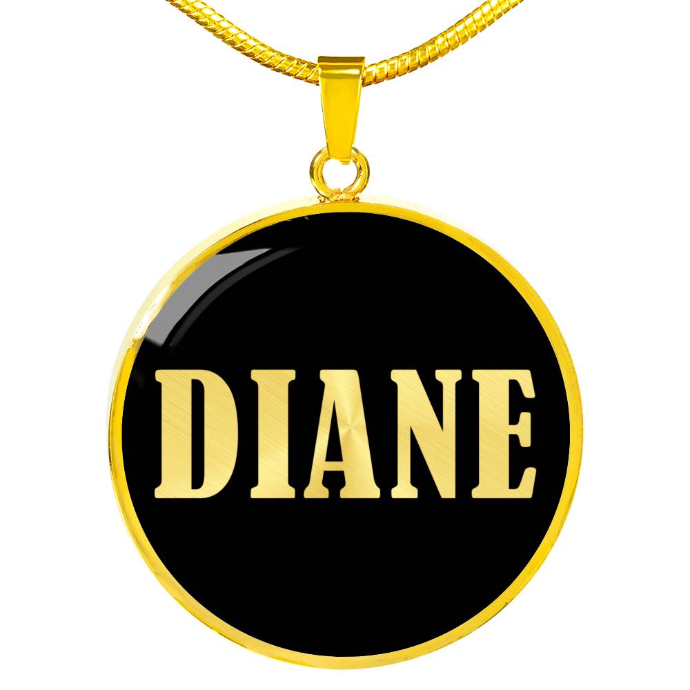 Diane v02 - 18k Gold Finished Luxury Necklace