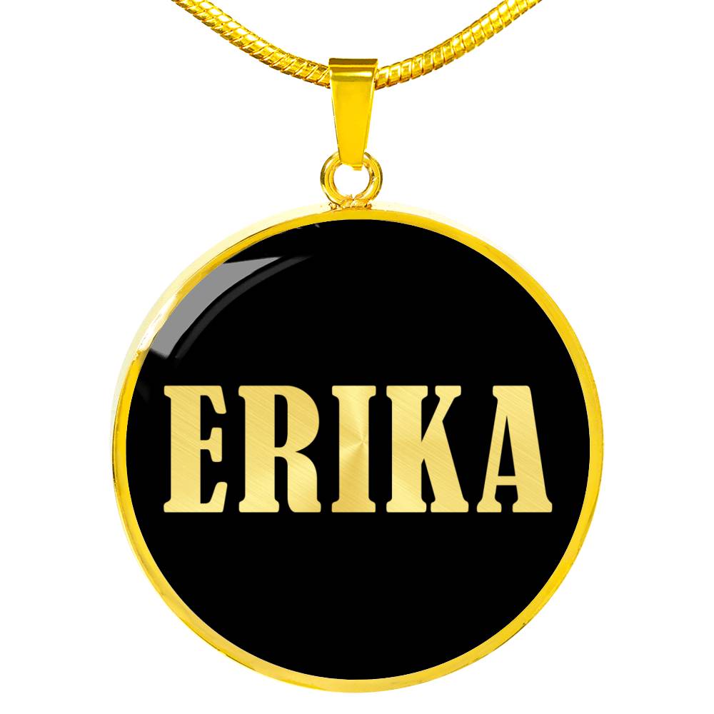 Erika v02 - 18k Gold Finished Luxury Necklace