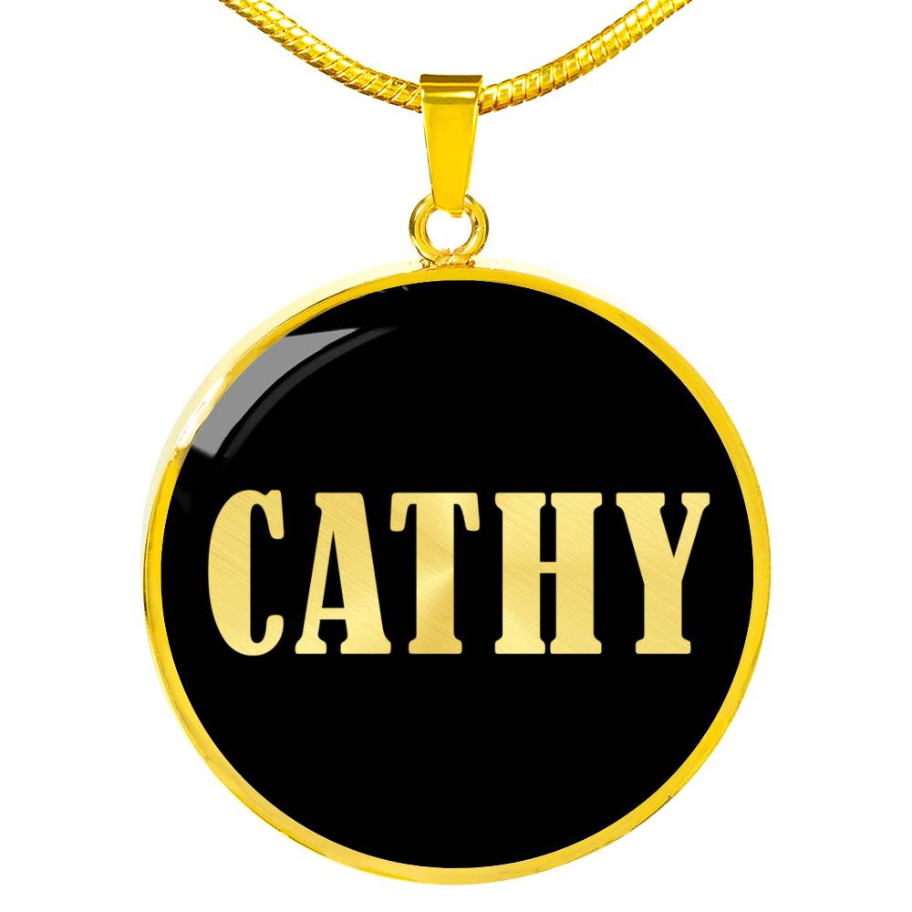Cathy v02 - 18k Gold Finished Luxury Necklace