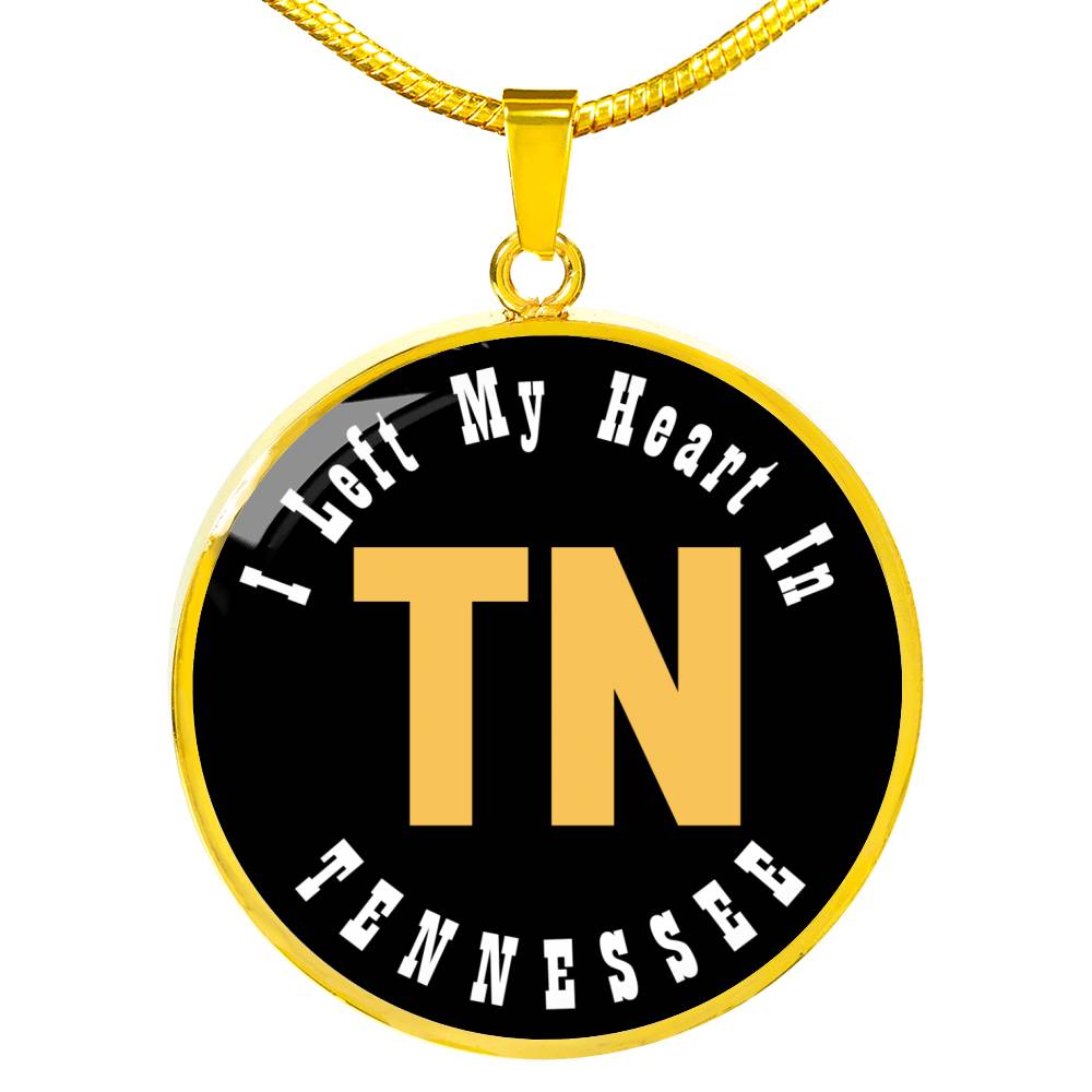 Heart In Tennessee - 18k Gold Finished Luxury Necklace