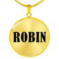 Robin v01 - 18k Gold Finished Luxury Necklace