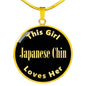 Japanese Chin v2 - 18k Gold Finished Luxury Necklace