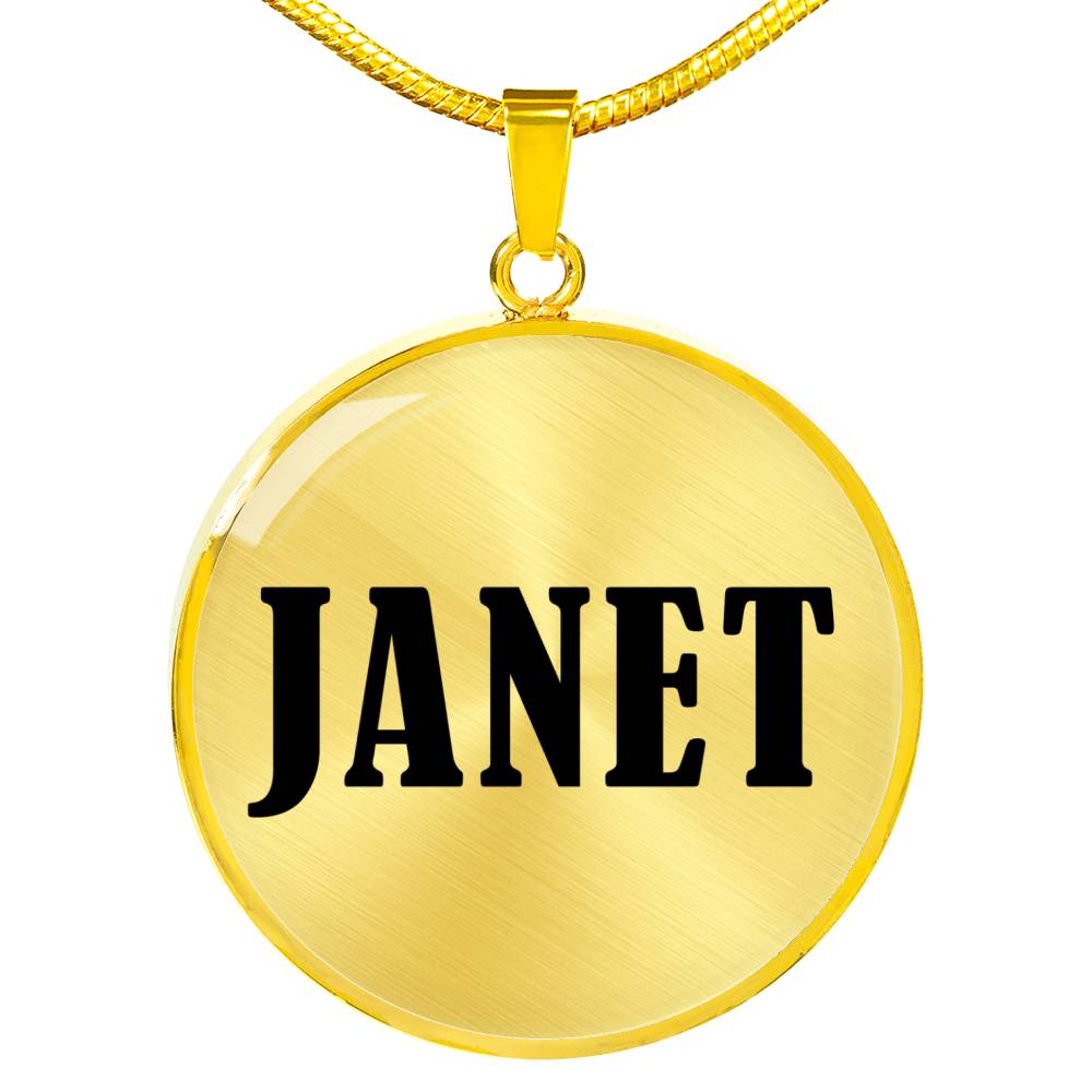Janet v01 - 18k Gold Finished Luxury Necklace