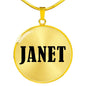 Janet v01 - 18k Gold Finished Luxury Necklace