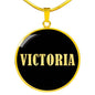 Victoria v02 - 18k Gold Finished Luxury Necklace