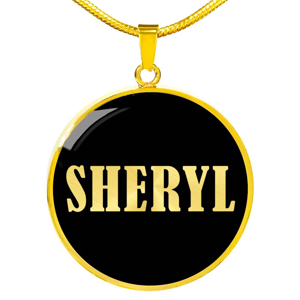 Sheryl v02 - 18k Gold Finished Luxury Necklace