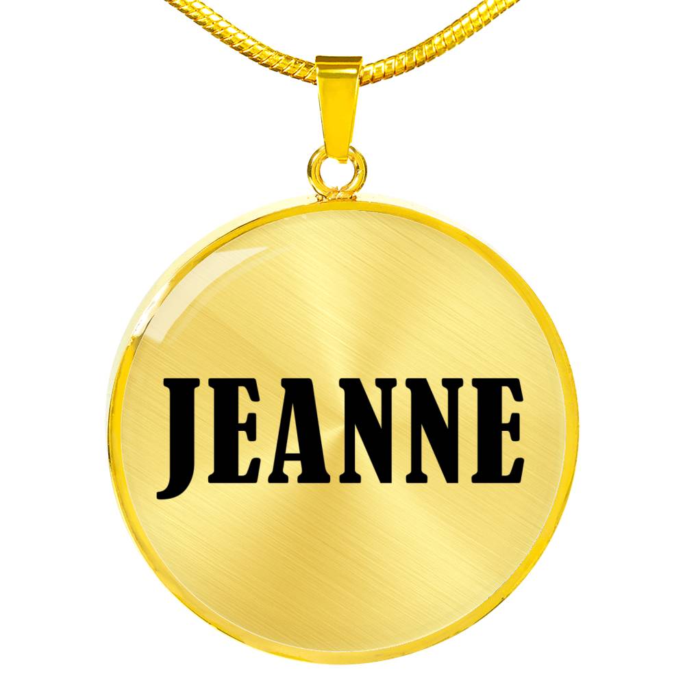 Jeanne v01 - 18k Gold Finished Luxury Necklace