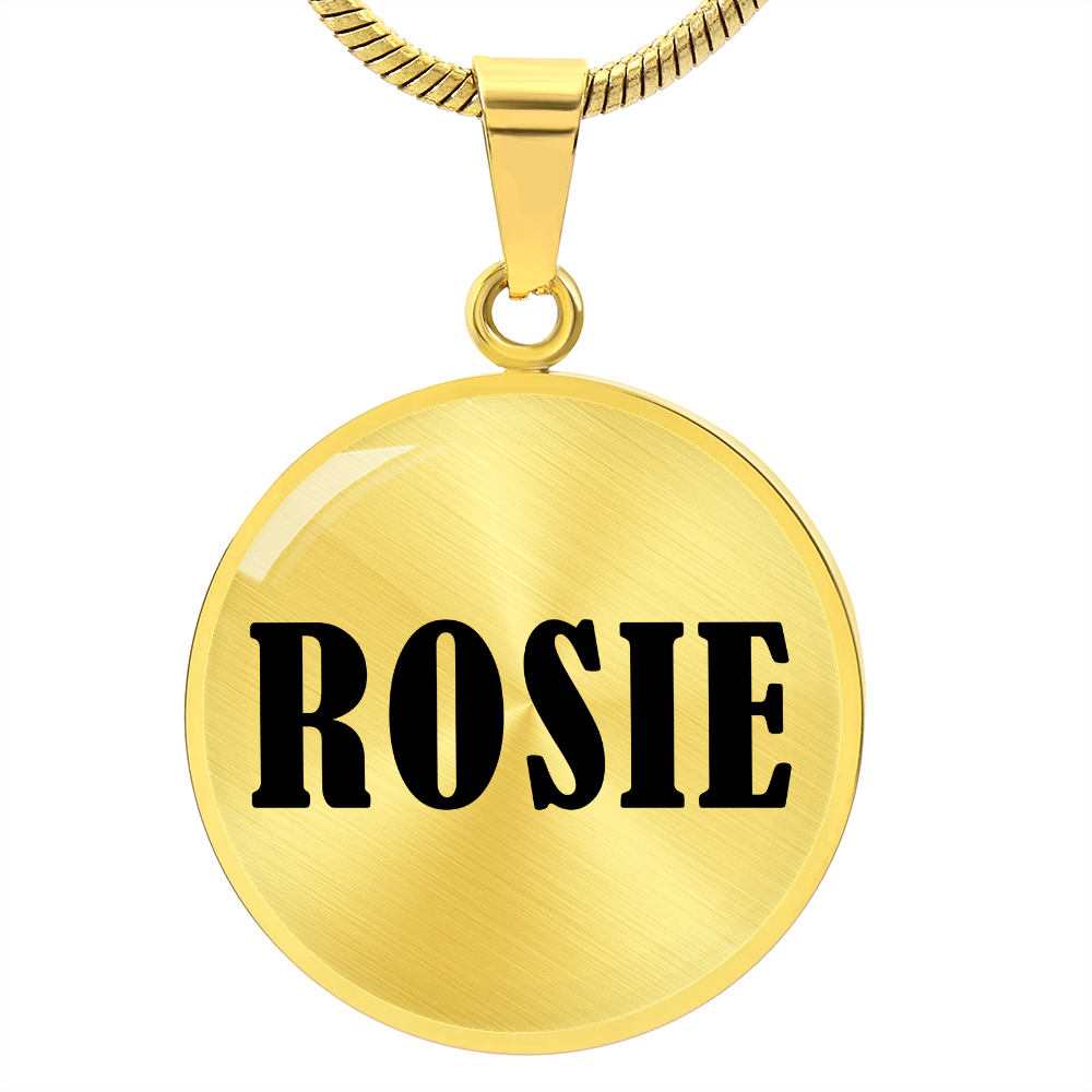 Rosie v01 - 18k Gold Finished Luxury Necklace