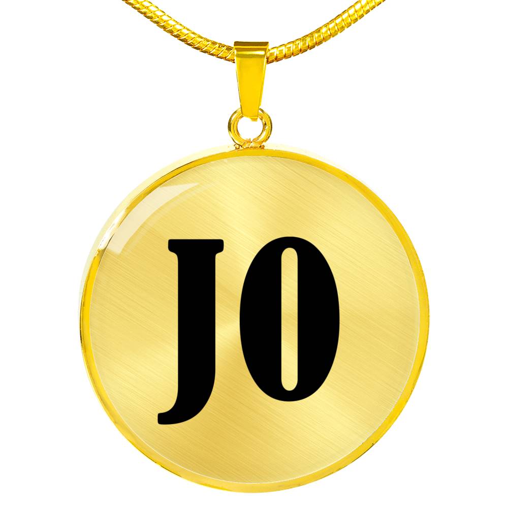 Jo v01 - 18k Gold Finished Luxury Necklace