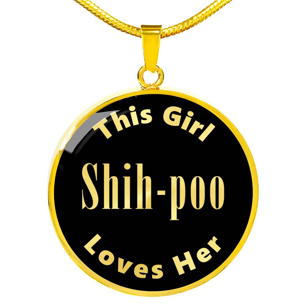 Shih-poo v2 - 18k Gold Finished Luxury Necklace