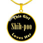 Shih-poo v2 - 18k Gold Finished Luxury Necklace