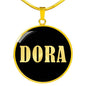 Dora v02 - 18k Gold Finished Luxury Necklace