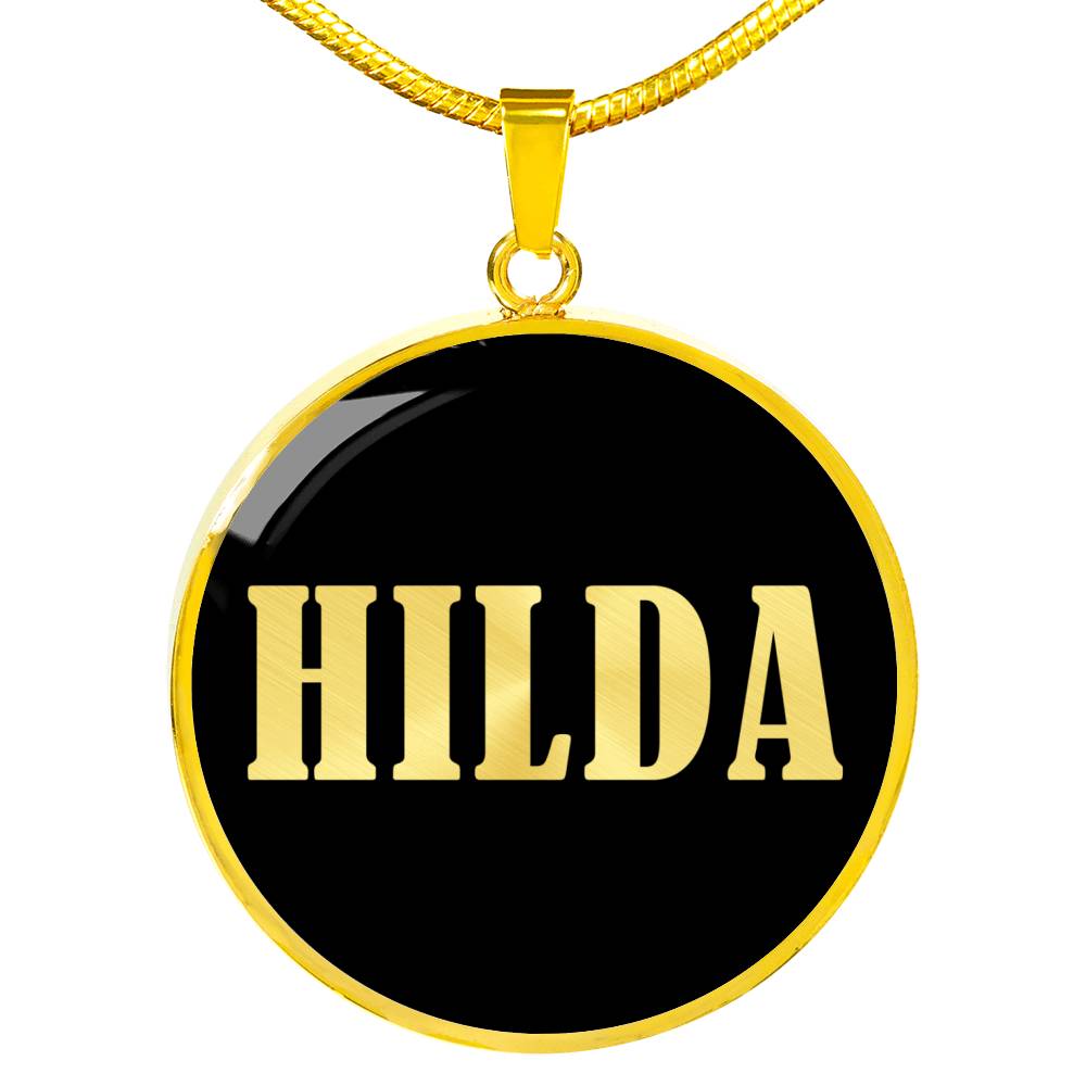 Hilda v02 - 18k Gold Finished Luxury Necklace
