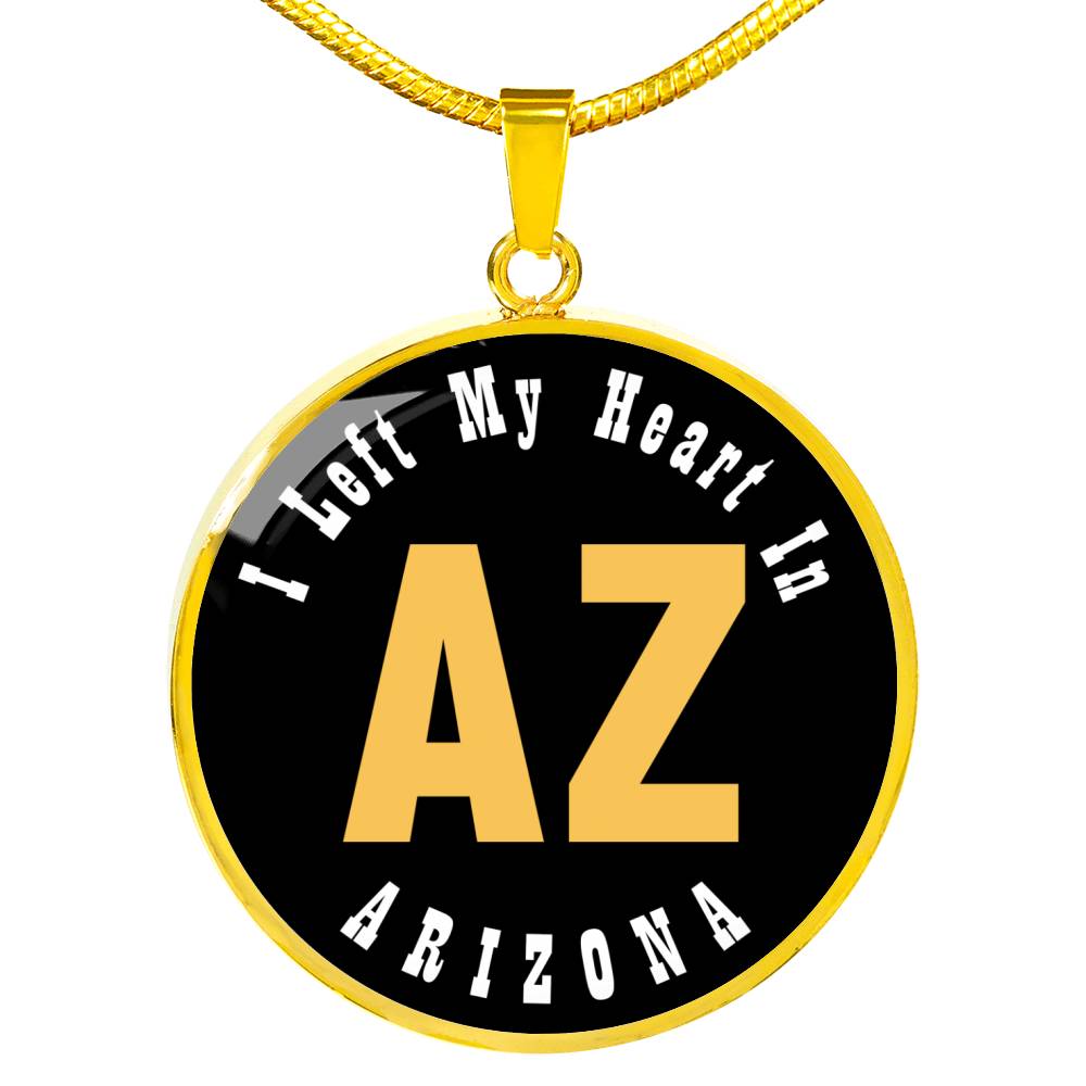 Heart In Arizona - 18k Gold Finished Luxury Necklace