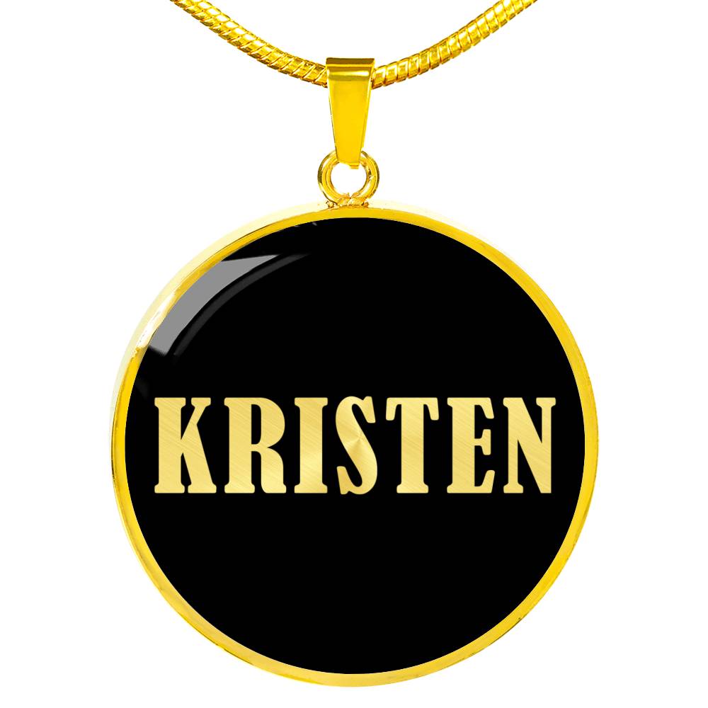 Kristen v02 - 18k Gold Finished Luxury Necklace