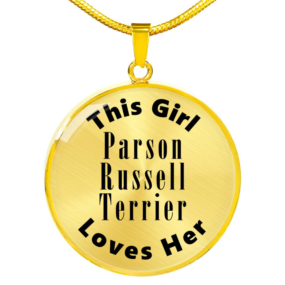 Parson Russell Terrier - 18k Gold Finished Luxury Necklace