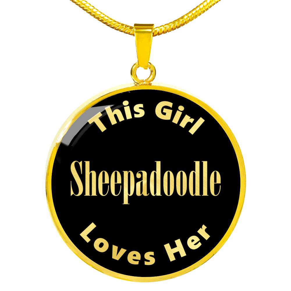 Sheepadoodle v2 - 18k Gold Finished Luxury Necklace