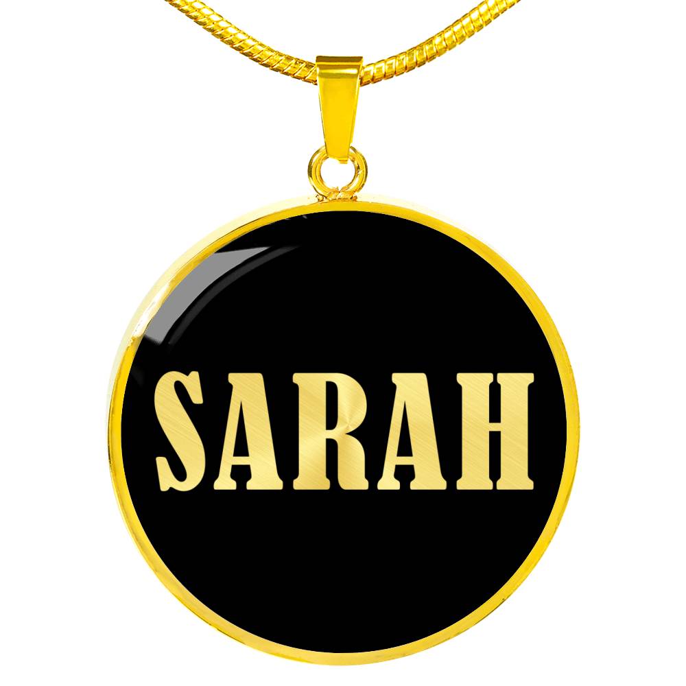 Sarah v02 - 18k Gold Finished Luxury Necklace