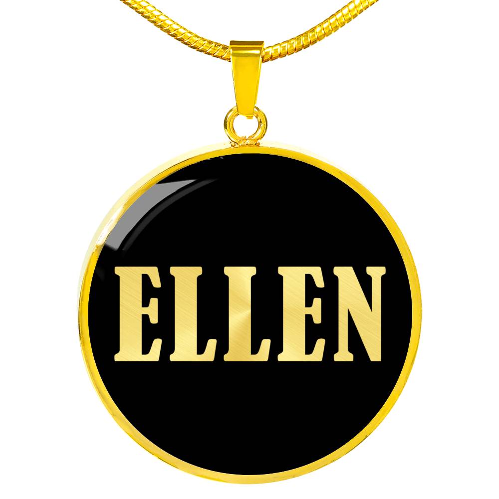 Ellen v02 - 18k Gold Finished Luxury Necklace
