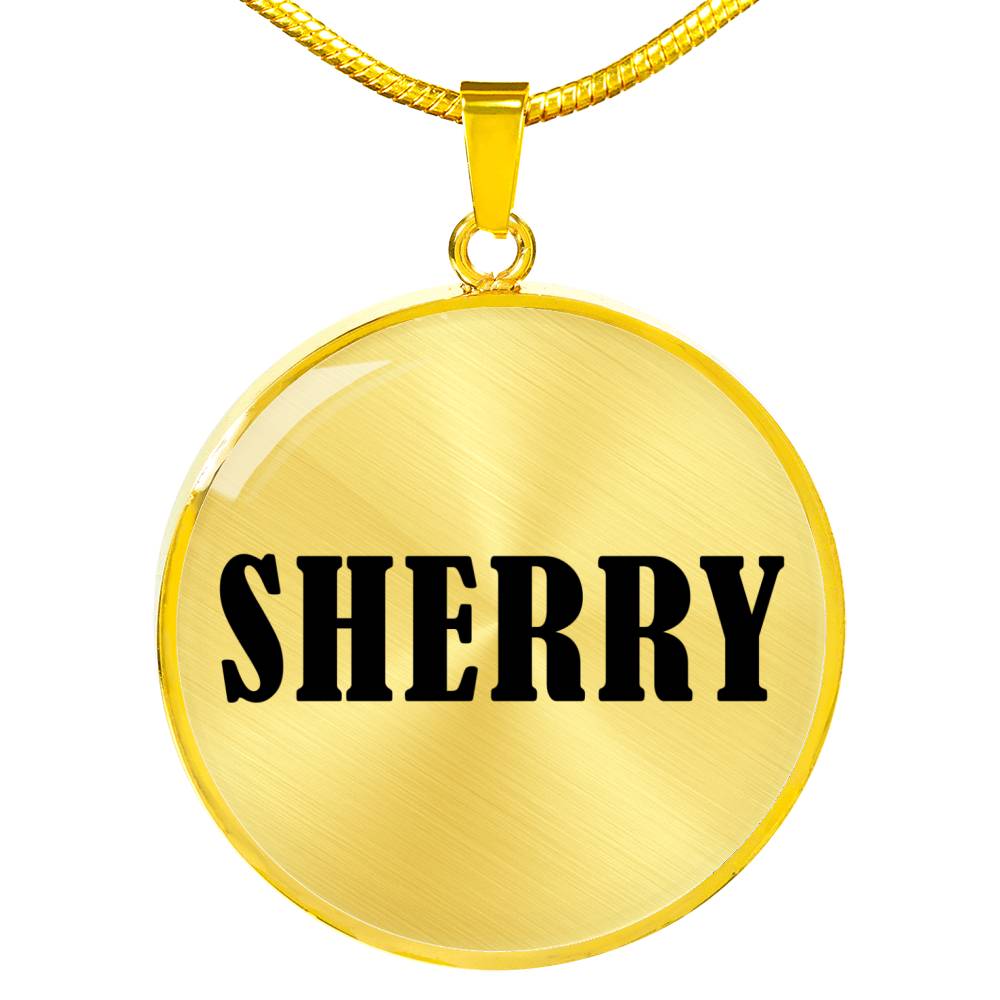 Sherry v01 - 18k Gold Finished Luxury Necklace
