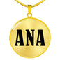 Ana v01 - 18k Gold Finished Luxury Necklace