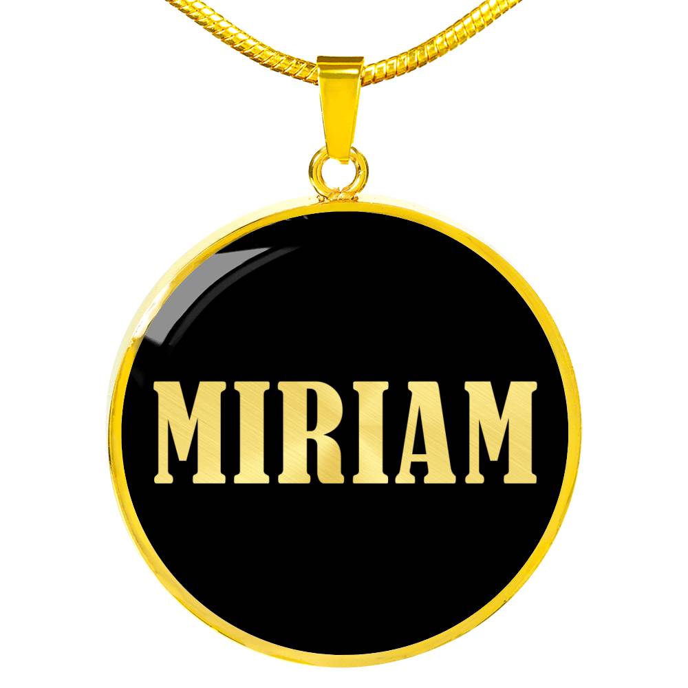 Miriam v02 - 18k Gold Finished Luxury Necklace