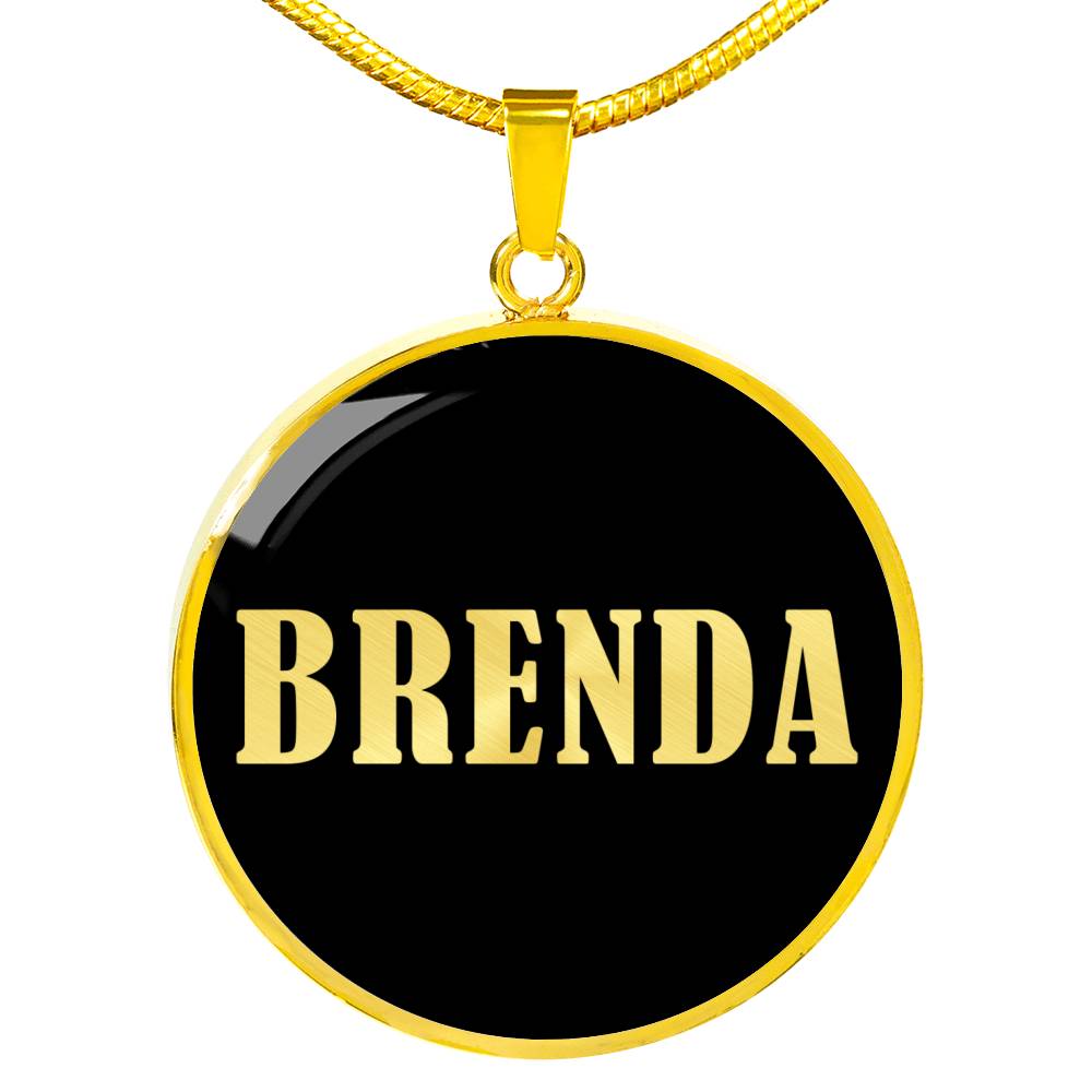 Brenda v02 - 18k Gold Finished Luxury Necklace