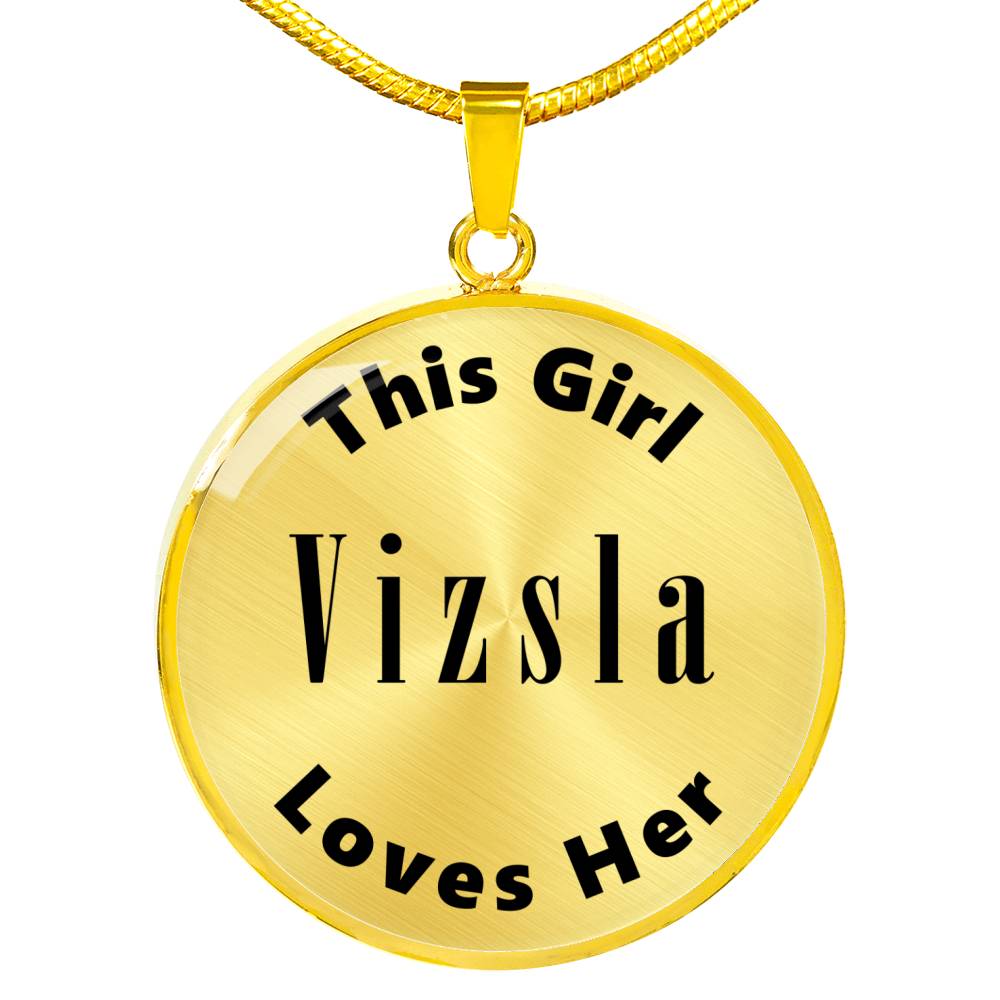 Vizsla v2 - 18k Gold Finished Luxury Necklace