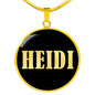 Heidi v02 - 18k Gold Finished Luxury Necklace