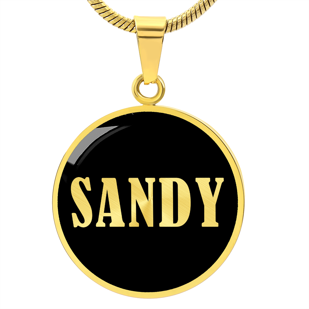 Sandy v02 - 18k Gold Finished Luxury Necklace