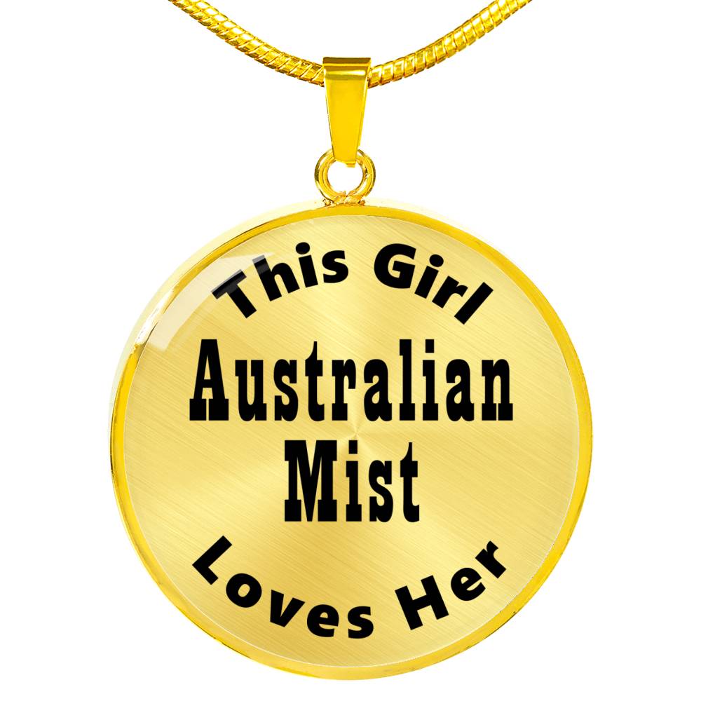 Australian Mist - 18k Gold Finished Luxury Necklace