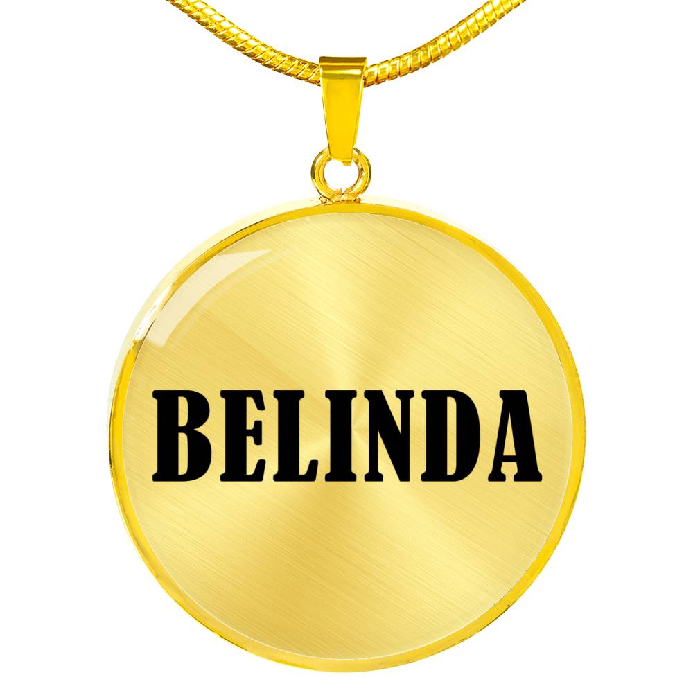 Belinda v01 - 18k Gold Finished Luxury Necklace