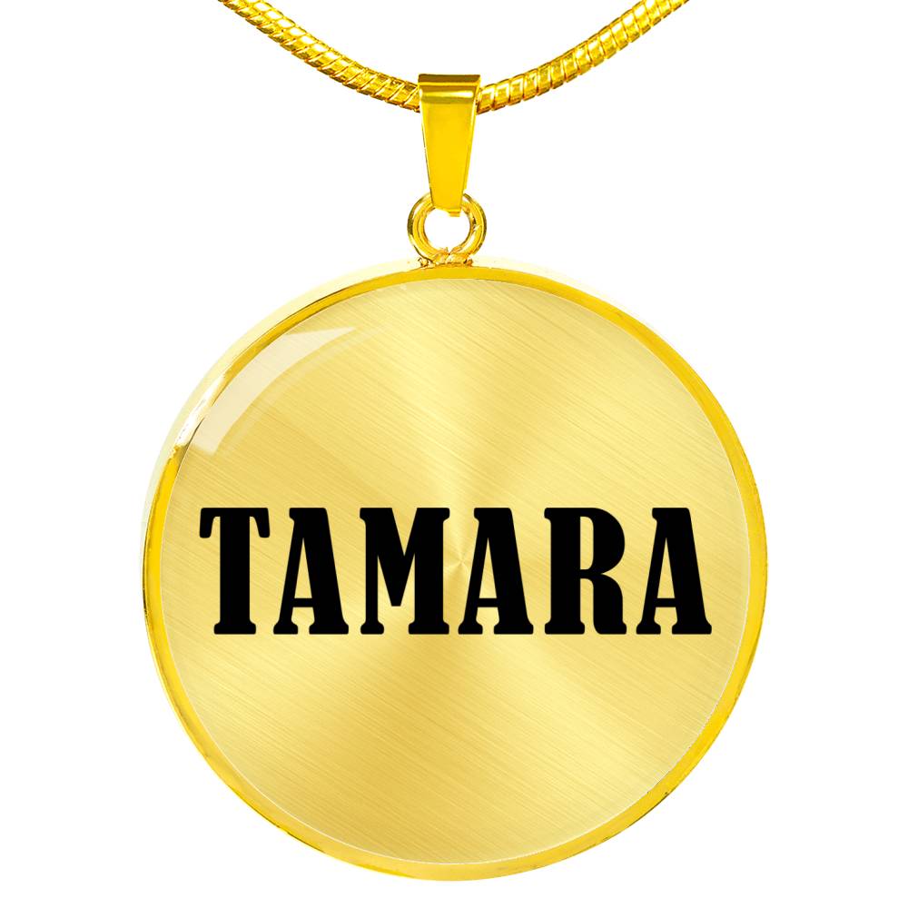 Tamara v01 - 18k Gold Finished Luxury Necklace