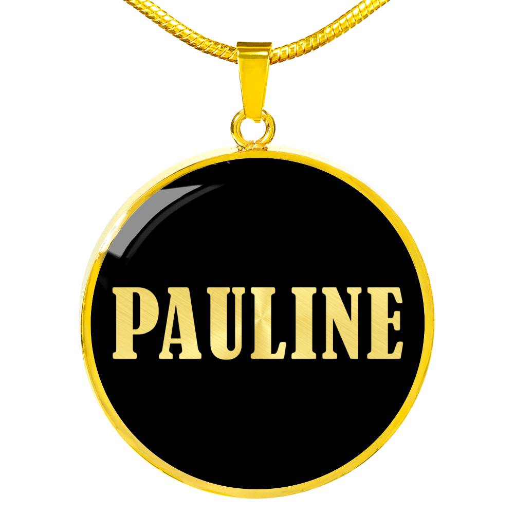 Pauline v02 - 18k Gold Finished Luxury Necklace