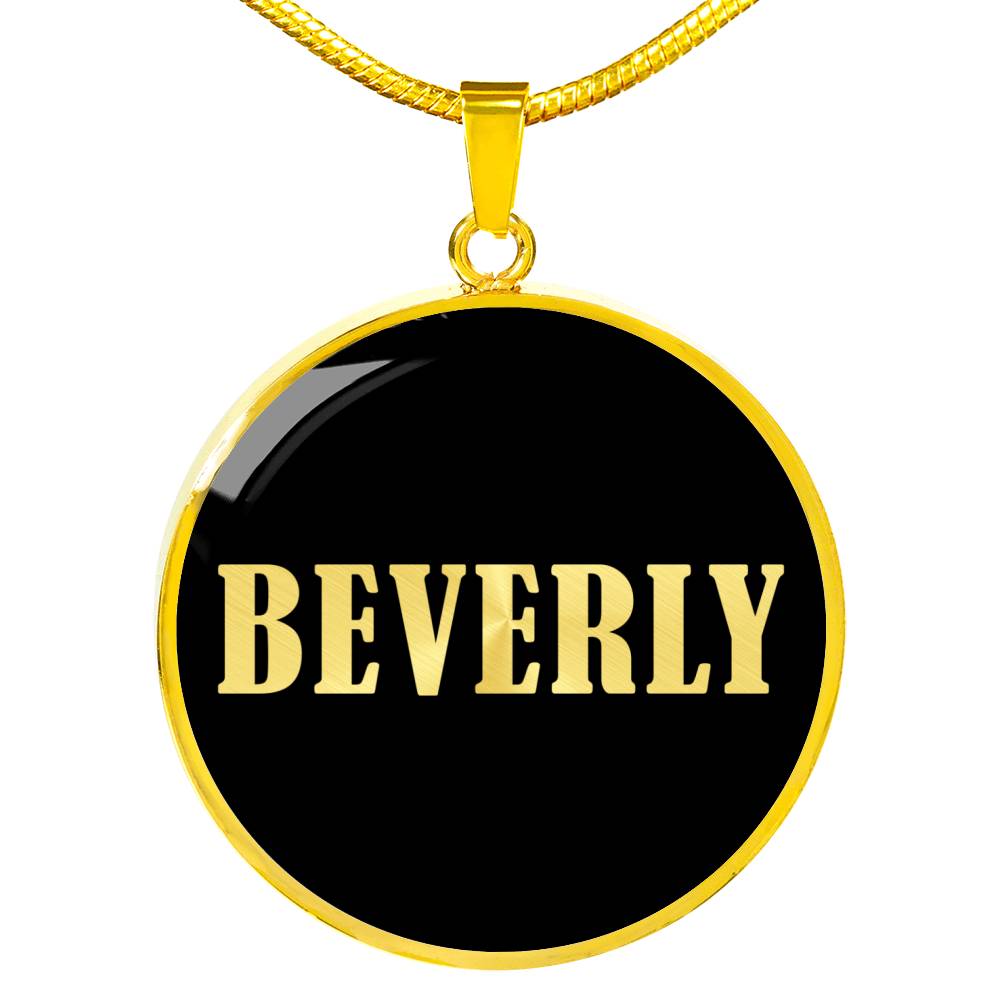 Beverly v02 - 18k Gold Finished Luxury Necklace