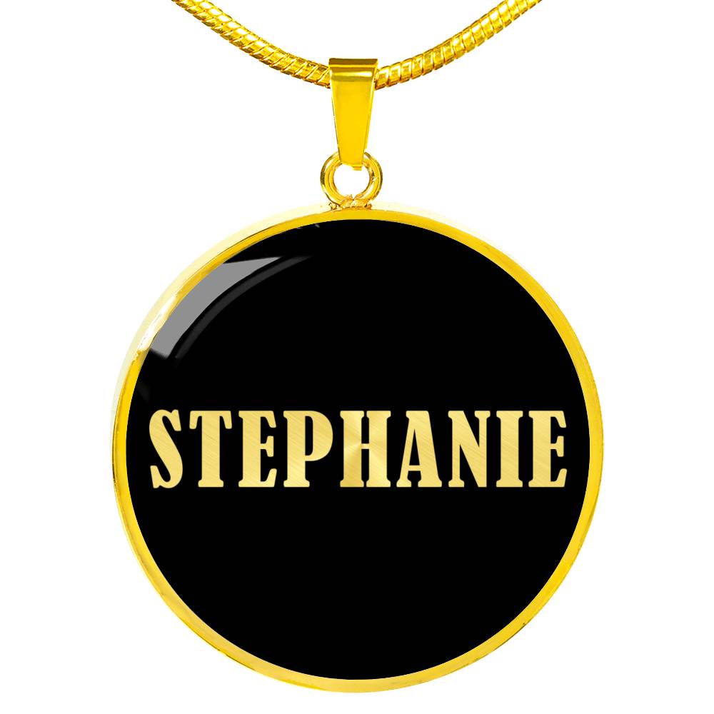 Stephanie v02 - 18k Gold Finished Luxury Necklace