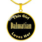 Dalmatian v2 - 18k Gold Finished Luxury Necklace